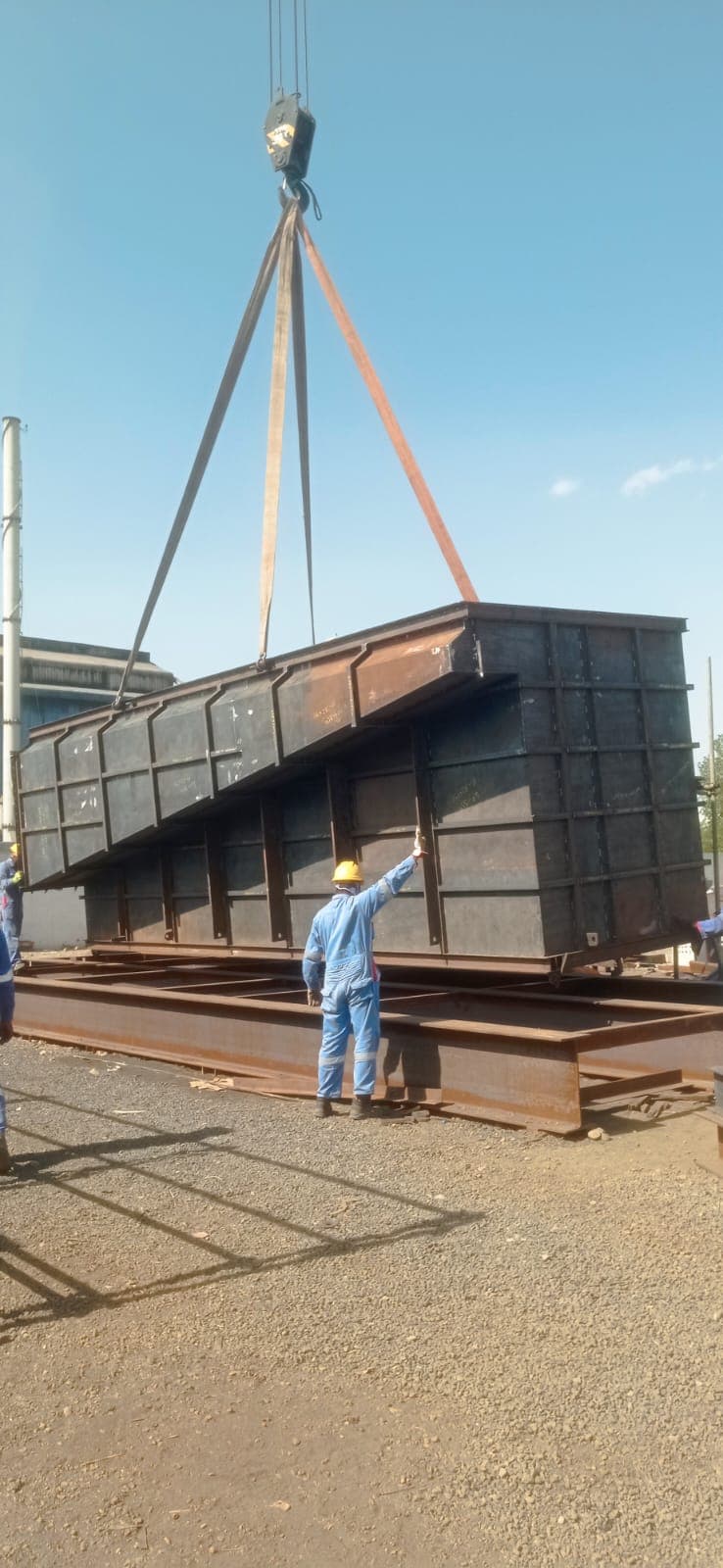 Engineering operations on site